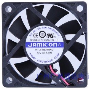 JAMICON KF0615H1L-R 12V 1.3W 2wires Cooling Fan