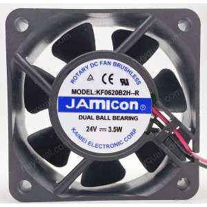 JAMICON KF0620B2H-R 24V 3.5W 2wires Cooling Fan