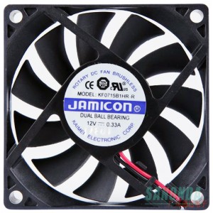 JAMICON KF0715B1HR-R 12V 0.33A 2wires Cooling Fan