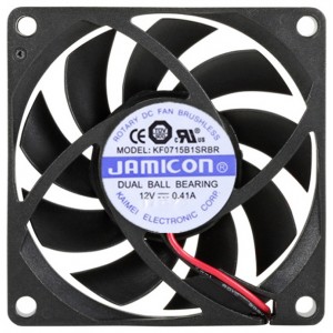 JAMICON KF0715B1SRBR 12V 0.41A 2wires Cooling Fan