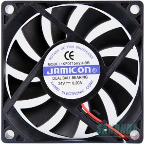JAMICON KF0715H2H-BR 24V 0.20A 2wires Cooling Fan