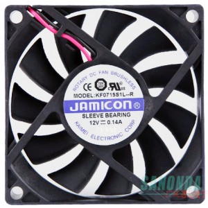 JAMICON KF0715S1L-R 12V 0.14A 2wires Cooling Fan