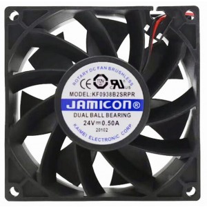 JAMICON KF0938B2SRPR 24V 0.50A 2wires Cooling Fan