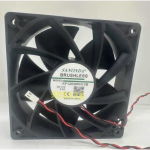 BRUSHLESS KF12038HH12B 12V 5.2A 2wires Cooling Fan 