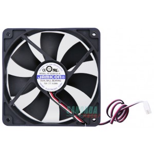 JAMICON KF1225B1ESR-R 12V 0.42A 3wires Cooling Fan