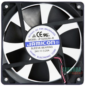 JAMICON KF1225S2M-R 12V 0.20A 2wires Cooling Fan