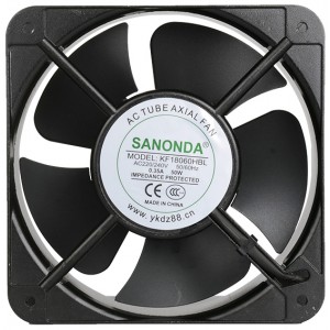 SANONDA KF18060HBL 220/240V 0.35A 2wires Cooling Fan