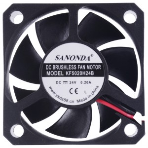SANONDA KF5020H24B 24V 0.20A 2wires Cooling Fan