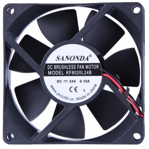 SUNON KF8020L24B 24V 1.54W 3wires Cooling Fan