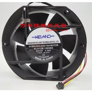 KELAND KLD12B 15050H 12V 2.50A 2wires Cooling Fan