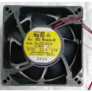 SERVO KLDC12Z4 12V 0.37A 4.5W 2wires Cooling Fan