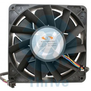 K KZ14038B012H 12V 5.4A 4wires Cooling Fan 