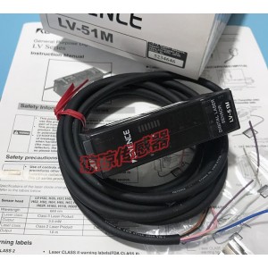 KEYENCE LV-51M Optical Fiber Amplifier