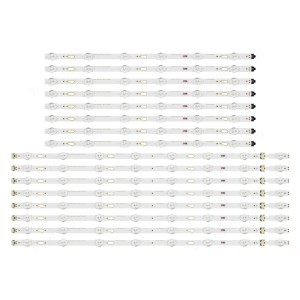 Samsung V5DU-600DCA-R1 V5DU-600DCB-R1 BN96-39663A BN96-39664A (LM41-00120X, LM41-00120Y, S_5U70_60_FL_L8 / R6 ) LED Strips - 16 Strips