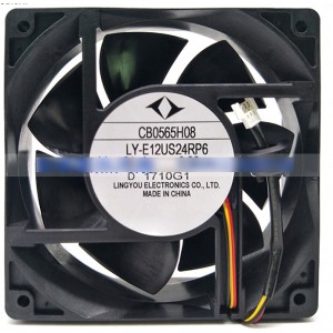 Mitsubishi LY-E12US24RP6 CB0565H08 24V 0.36A 3wires Cooling Fan 