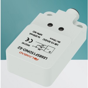 LANBAO LE68SN25DLO-E2 Square Sensor Inductive Proximity Switch