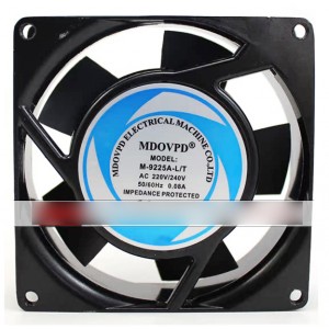 MDOVPD M-9225A-L/T 220V 0.08A 2wires Cooling Fan 