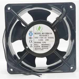 MUTUALMOTOR M115BA1H 100/130V 0.28A 25W 2wires Cooling Fan 