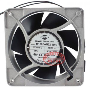 SINWAN M180FAN-22-1 200/240V 60/80W 2wires Cooling Fan