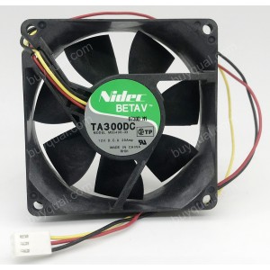 Nidec TA300DC M33406-33 12V 0.29A 3wires Cooling Fan