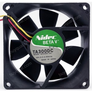 Nidec M34556-33L 48V 0.09A 3wires cooling fan