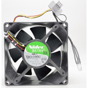 Nidec TA350DC M34789-57 12V 1.0A 3wires Cooling Fan
