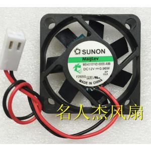 Sunon MB40101V2-0000-A99 12V 0.96W 2wires Cooling Fan 