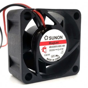 SUNON MB40200V3-000C-A99 5V 0.19A 0.41W 2wires Cooling Fan - NEW