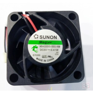 Sunon MB40200V3-000U-A99 5V 0.41W 2wires Cooling Fan
