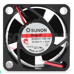 SUNON MB40202V1-000C-A99 24V 1.20W 2 wires Cooling Fan