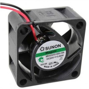 Sunon MB40202V2-000U-A99 24V 0.80W 2wires Cooling Fan 