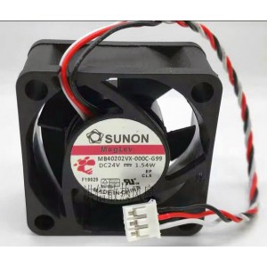 SUNON MB40202VX-000C-G99 12V 1.54W 3wires Cooling Fan