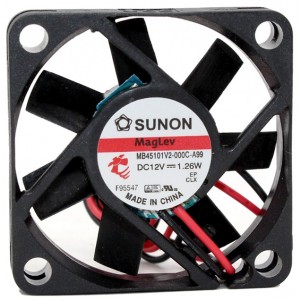 Sunon MB45101V2-000C-A99 12V 1.26W 2wires Cooling Fan 