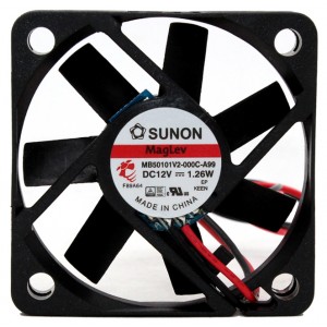 SUNON MB50101V2-000C-A99 12V 1.26W 2wires Cooling Fan