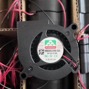 Protechnic MBA5012HB-O20 MBA5012HB-020 12V 0.3A 2wires Cooling Fan