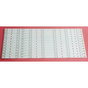 Shiwo MBL-55038DC07KZ0-V2 HL-3F550A28-0701S LED Backlight Strips - 12 Strips