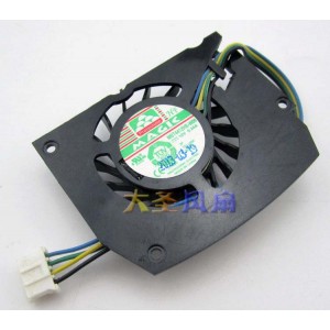 MAGIC MBT4412HB-W09 12V 0.24A 4wires Cooling Fan