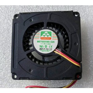 Protechnic MBT6005MB-O25 MBT6005MB-025 5V 0.4A 3wires Cooling Fan 