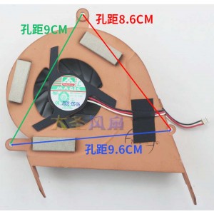 MAGIC MBT7005HF-020 MBT7005HF-O20 5V 0.40A 3wires Cooling Fan