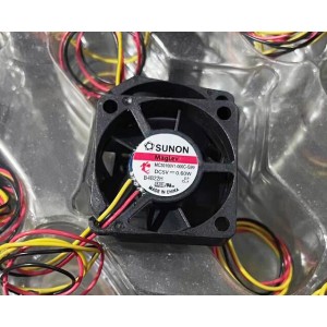 SUNON MC03100V1-000C-G99 5V 0.60W 3wires Cooling Fan