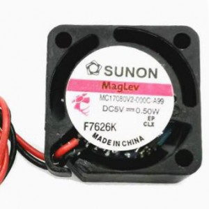 SUNON MC17080V1-000C-A99 5V 0.5W 2wires Cooling Fan 