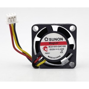 SUNON MC20100V3-Q04C-GA9 5V 0.24W 3wires Cooling Fan