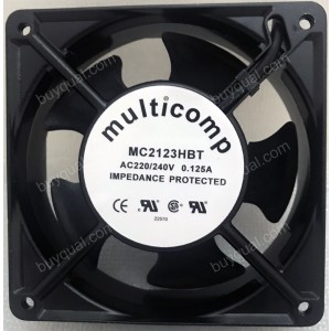 multicomp MC2123HBT 220/240V 0.125A 2 wires Cooling Fan