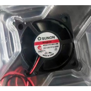 SUNON MC30101V1-000C-A99 12V 0.58W 2 wires Cooling Fan