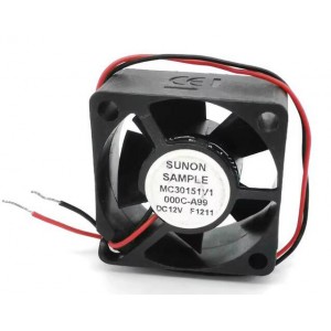 SUNON MC30151V1-000C-A99 12V 2wires Cooling Fan