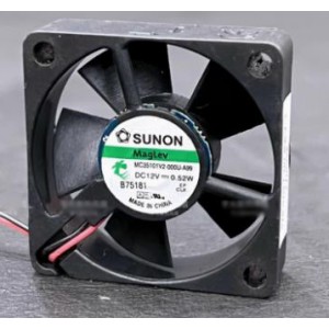 SUNON MC35101V2-000U-A99 12V 0.52W 2wires Cooling Fan 