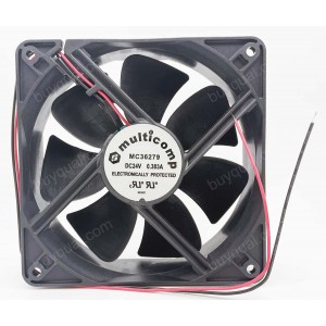 Multicomp MC36279 24V 0.38A 2wires Cooling Fan 