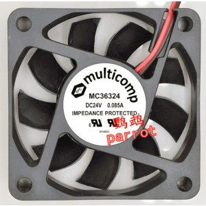 Multicomp MC36324 24V 0.085A 2wires Cooling Fan 