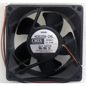 ORIX MD825B-24L 24V 0.14A 3wires cooling fan