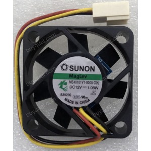 SUNON ME40101V1-0000-G99 12V 1.08W 3wires cooling fan